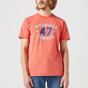 T-shirt Wrangler Graphic tee con stampa sul petto da uomo rif. 112350432
