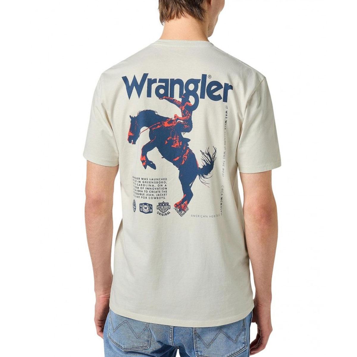 T shirt Wrangler Graphic Tee da uomo rif. 112350441