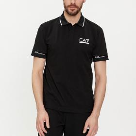 Polo Emporio Armani EA7 in jersey di cotone da uomo rif. 3DPF19 PJ04Z
