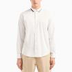 Camicia Armani Exchange in tessuto satin stretch da uomo rif. 3DZCL6 ZN10Z