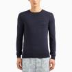 Pullover Armani Exchange Maglione girocollo in cotone da uomo rif. 3DZM1C ZMW8Z