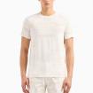 T-Shirt Armani Exchange con stampa lettering allover da uomo rif. 3DZTHW ZJ8EZ