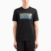 T-Shirt Armani Exchange con logo multicolor da uomo rif. 3DZTJG ZJBYZ