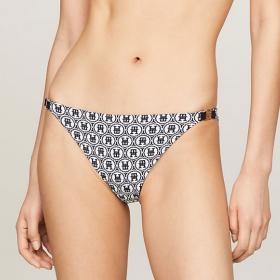 Slip bikini da bagno Tommy Jeans Monogram Reversibili da donna rif. UW0UW05338
