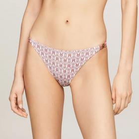 Slip bikini da bagno Tommy Jeans Monogram Reversibili da donna rif. UW0UW05338