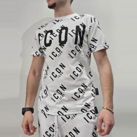 T-shirt Icon con stampe da uomo rif. IU8160T