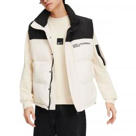 Smanicato Giubbotto Karl Lagerfeld Imbottito A Blocchi Di Colore da uomo rif. 245D1504