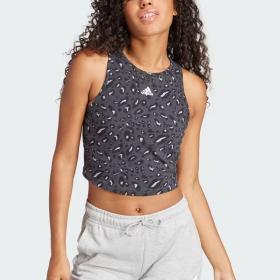Top Canotta Adidas Essentials Animal-print Crop da donna rif. IN9930