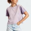 T-shirt Adidas Essentials 3-stripes Single Jersey Crop da donna rif. IS1571