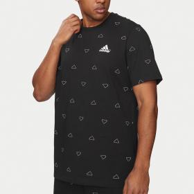 T-shirt Adidas Single Seasonal Essentials Monogram Graphic da uomo rif. IS1826