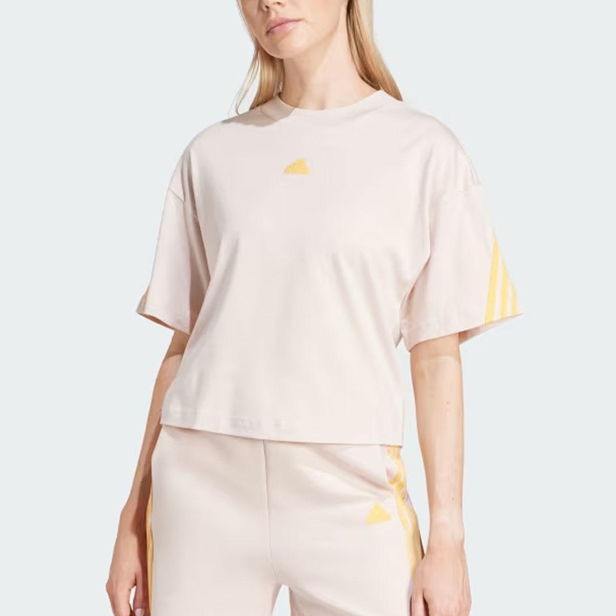 Adidas maglietta donna caffe on sale