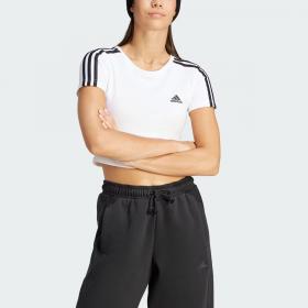T-shirt Adidas Essentials 3-Stripes da donna rif. IR6112