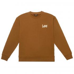 Maglione Felpa Lee Plain Crew girocollo con logo da uomo rif. 112351279