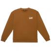 Maglione Felpa Lee Plain Crew girocollo con logo da uomo rif. 112351279