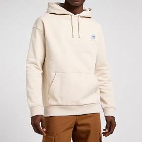 Maglione Felpa Lee Plain Crew Con Cappuccio con logo da uomo rif. 112357972