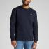Maglione Felpa Lee Plain Crew girocollo con logo da uomo rif. L81ITJMA