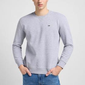 Maglione Felpa Lee Plain Crew girocollo con logo da uomo rif. L81ITJMP