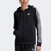 Felpa Adidas Con Cappuccio Essentials Fleece 3-Stripes Full-Zip da donna rif. HZ5743