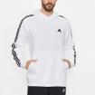 Felpa Adidas Con Cappuccio Essentials 3-Stripes da uomo rif. IJ6476