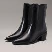 Stivali Stivaletti Calvin Klein Da Cowboy in pelle da donna rif. HW0HW02315