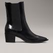 Stivali Stivaletti Calvin Klein Da Cowboy in pelle da donna rif. HW0HW02315