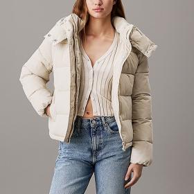Giacca Giubbotto Calvin Klein corto con cappuccio da donna rif. J20J224115