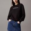 Felpa Calvin Klein Jeans Girocollo con Monogramma in Ciniglia da donna rif. J20J224913