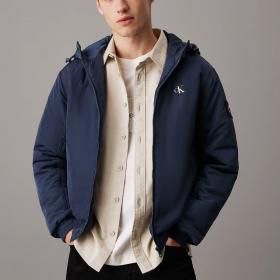 Giubbotto Giacca Calvin Klein Jeans In Nylon Imbottita Con Cappuccio da uomo rif. J30J325596