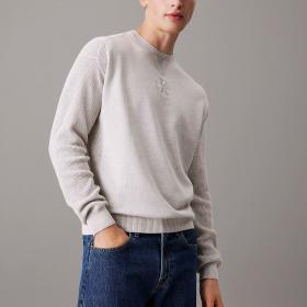 Maglione Calvin Klein Jeans Di Maglia In Cotone Con Monogramma da uomo rif. J30J325671