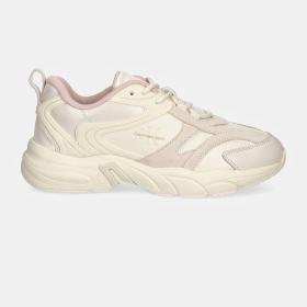 Scarpe Sneakers Calvin Klein Jeans Retro Tennis Low Lace Ml Mix da donna rif. YW0YW01566