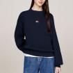 Maglia Tommy Jeans Pullover Squadrato Con Distintivo da donna rif. DW0DW19912