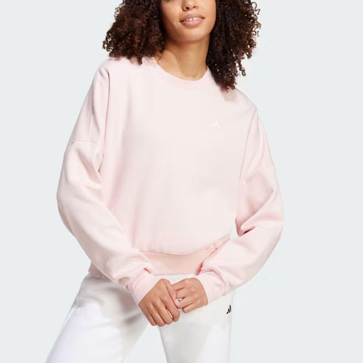 Adidas originals essentials sweatshirt small logo on sale