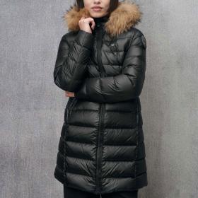 Giubbotto Piumino Blauer USA Lungo Con Pelliccia Kristin da donna rif. 24WBLDK03039-006950