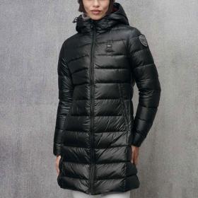 Giubbotto Piumino Blauer USA Lungo A Righe Agnes da donna rif. 24WBLDK03037-006950