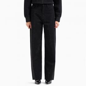 Pantaloni Jeans Armani Exchange J38 Relaxed Fit In Denim Indigo da donna rif. 6DYJ38 Y19QZ