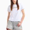 T-Shirt Armani Exchange Con Logo di strass da donna rif. 6DYT36 YJ7VZ