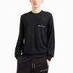 Maglione Pullover Armani Exchange in Misto Lana con Logo da uomo rif. 8NZM5A ZM1YZ