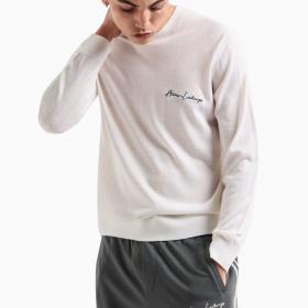 Maglione Pullover Armani Exchange in Misto Lana con Logo da uomo rif. 8NZM5A ZM1YZ