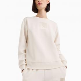 Felpa Armani Exchange Con Patch Monogram da donna rif. 6DYM68 YJEGZ
