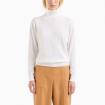 Pullover Maglione Armani Exchange Dolcevita con Logo ricamato da donna rif. 6DYM1K YME3Z