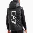 Smanicato Giubbotto Emporio Armani EA7 Reversibile Con Cappuccio E Maxi Logo da uomo rif. 6DPQ03 PNGAZ