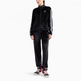 Tuta Emporio Armani EA7 Athletic Velour In Tessuto Tecnico da donna rif. 6DTV64 TJZDZ