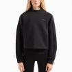 Felpa Emporio Armani EA7 Cropped Sporty Forever da donna rif. 6DTM05 TJZNZ