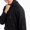 Felpa Armani Exchange Maglione Con Cappuccio E Zip In Interlock da uomo rif. 6DZMLC ZJNNZ
