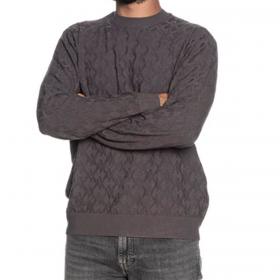 Pullover Armani Exchange Jacquard Monogram da uomo rif. 6DZM6K ZM4DZ