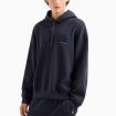 Felpa Armani Exchange Con Cappuccio A Line In Cotone Organico da uomo rif. 6DZMJB ZJNKZ