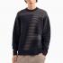 Pullover Armani Exchange Maglione Girocollo A Righe Con Logo A Line da uomo rif. 6DZM2P ZM4PZ
