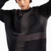 Pullover Armani Exchange Maglione Girocollo A Righe Con Logo A Line da uomo rif. 6DZM2P ZM4PZ