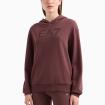 Felpa Emporio Armani EA7 Con Cappuccio Logo Series da donna rif. 6DTM17 TJDOZ