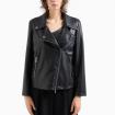 Giacca Blouson Armani Exchange In Similpelle Rivestita Con Cerniera Laterale da donna rif. XW000004 AF10203